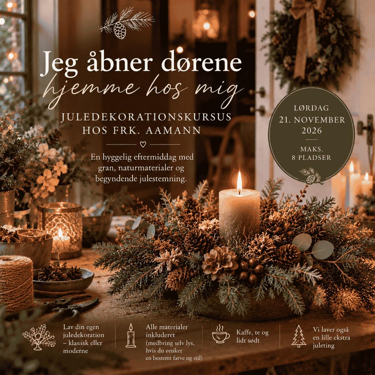 Juledekorationer 21 november